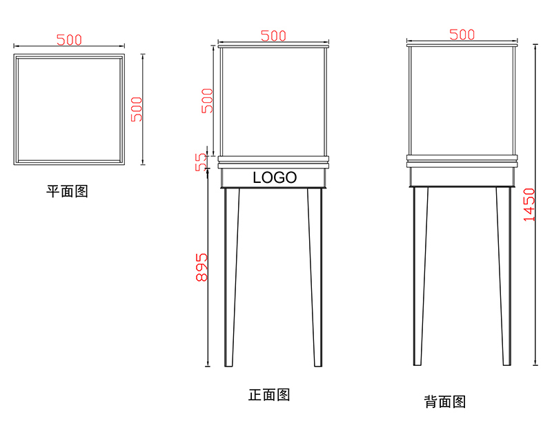 珠寶精品展示柜E款-01